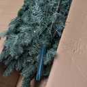 6FT Prelit Cedar Christmas Tree, 1718 Branch Tips, Realistic PVC+PE Material, 300 LED Warm White Lights, Hinged Design, Real Feel Touch, Artificial Christmas Tree Christmas Décor for Home, Office