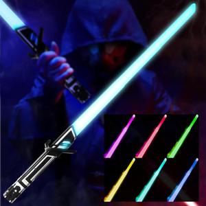 7-Color LED Light Swords with Sound,Light Up Saber for Kids for Halloween Dress Up Parties,Xmas Present,Galaxy Battle Toy for Kids