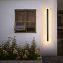 Modern Outdoor Lights,Led 26W Porch Sconce 3000-6000K 51.2in Frosted White Acrylic Exterior Light Fixture Watetproof Suitable for Patio,Garage Entry House