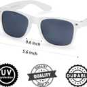 72 Pairs Party Sunglasses,Black and White Color SchemeBulk Retro Sunglasses for Adults with UV Protection