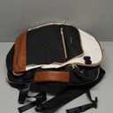 LOVEVOOK Large Travel Backpack for Women, TSA Carry on Backpack for Airplanes, 40L Personal Item Travel Bag for Women fits 17" Laptop, Waterproof Carry on Bag Airplane Approved with 3 Packing Cubes (Black - Beige - Brown)