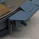 bella Make & Take Electric Skillet, Fits-anywhere kitchenware, EverGood Ceramic Coating, Adjustable Temperature & Dishwasher-Safe Tempered Glass Lid, Cast Aluminum Base, 1200 Watt, Surf