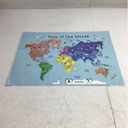 MWB World Map Wall Art Poster for Kids - Educational Map Posters for Kids includes Countries, States, Capitals & Pictures | Perfect for Classroom Decor or Home | 18" x 24" Laminated Durable Poster