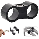 Hose Separator Clamps 20 Pack,Fuel Line Mounting Clamps Φ14.5mm，fit for Fuel Line, Oil Line, Brake Line ABS+PC