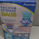 Fygrip Vacuum Storage Bags with Hand Pump, Plastic Packaging Bags, 80% Space Saver Vacuum Seal Bags for Clothing, Travel Lugggage, Blankets, Comforters, 20 Combo