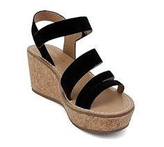 Soda “Sheet” ~ Women Round Toe Multi Strap Wedge Sandal, Size 10
