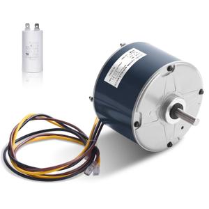 5KCP39BGS069S Condenser Fan Motor OEM Standard-1/10 hp, 1100 RPM, 208-230V Condenser Fan Motor Compatible with Carrier HAVC Dayton 6DLL7,Genteq #3S001,Fasco #G3907 HC33GE233A HC34GE234 HB33GQ230