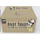 Andy Pandy Disposable Diapers Newborn, White, 8-16 lbs, 108 Count