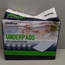 Unifree Disposable Underpads, Bed Pads, Incontinence Pad, Super Absorbent, 50 Count, Blue (XL 30x36 Inch)