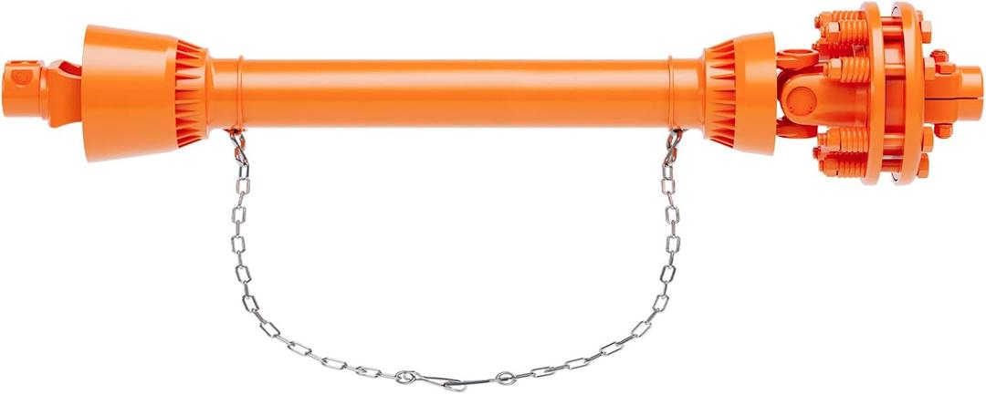 43"-57" Brush Hog PTO Shaft, 1-3/8" PTO Drive Shaft,6 Spline Both Ends PTO Driveline Shaft,Series 5 Tractor PTO Shaft,Black PTO Shaft
