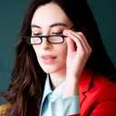 readon ultra compact reading glasses 4mm (Black)