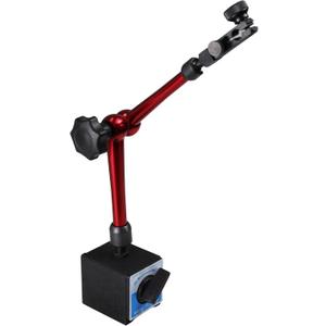 HFS (R) 132lbs/60kg Max Pull Clamping Hole Diameter 8mm Magnetic Base Adjustable Metal Test Indicator Holder Digital Level 14" - Tool Stand