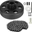 Go Kart Clutch for 2-6.5HP Engine 3/4" Bore 12T with #35 Chain Centrifugal Clutch Fit For Predator 212cc,Honda GC160 GC190 GX120,Go Kart, Minibike, Fun Kart 19.05mm