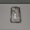 Compatible with iPhone 16 Plus Case 6.7" 2024, Cute Kawaii Curly Wave Frame Shape Soft Silicone Shockproof Protective Phone Cover for Women Girls, Clear/Black