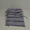 SQUARE MOON 6 Pack Seat Cushion, Chair Cushion, Comfort Chair Pads, Chair Mat for Indoor, Outdoor Dining Chair, Office Chair, Desk Chair, 16 Inch × 16 Inch, Light Grey