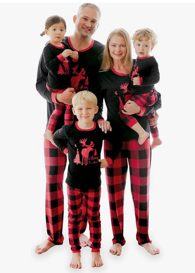 Vaenait Baby Adult Couple Family Matching Pajamas Daily Pjs Holiday Buffalo Plaid Sibling Pajama Set Men S