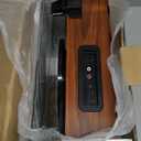 Vinyl Record Player Wireless Turntable with Built-in Speakers and USB Belt-Driven Vintage Phonograph Record Player 3 Speed for Entertainment and Home Decoration (Brown)