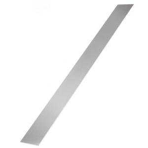 304 Brushed Stainless Steel Sheet Gap Filler, Metal Trim Strip for Wall Oven/Microwave Combo/Range/Cooktop, Self-Adhesive Gap Cover, 30 Inches Long, 2 Inches Wide, One Piece