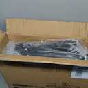 3 Wheels Rollator Walker for Seniors, Foldable Lightweight Walker with Detachable Tray and Storage Bag, Invisible Brake Line, 6 Levels Height Adjustable, 10'' Front Wheels