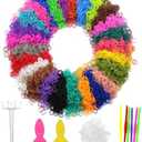 12500+ Loom Rubber Bands Refill Kit in 26 Color with 500 Clips,6 Hooks, Premium Bracelet Making Kit for Weaving DIY Crafting Gift : Arts, Crafts & Sewing