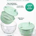 Salad Spinner 7Piece Multifunction Set Lettuce Spinner, Vegetable Washer, Salad Chopper, Slicer, Shredder & Grater Salad Bowl with Lid & AllinOne Kitchen Gadget for Easy Prep