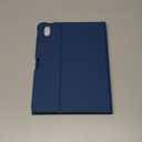 Harvopu Compatible for iPad 11th 10th Generation Case with Keyboard, Folio Cover with Pencil Holder, Multi-Touch Trackpad, 7 Color Backlit, Detachable Keyboard for iPad (A16) 11th/10th Gen (Navy Blue)