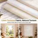 LazBlinds No Drill Cordless Roman Shades, 27" W × 72" H, Faux Linen