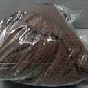 Waffle Weave Shower Curtain - Brown Cotton Fabric Texture Heavyweight Shower Curtain for Bathroom,Washable,72Wx72L