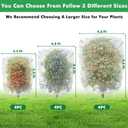 Evoio Fruit Tree Netting Bags with Drawstring, 4PCS Blueberry Bush Netting Cover,Mesh Garden Bag for Tomato Vegetables Peach Fruit Trees Flower Garden Protection Plant Covers (4 * 4.6 FT)