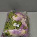 Fule 2 Pack Large Artificial Peony Silk Flower Bouquets Arrangement Wedding Centerpieces (New Purple)