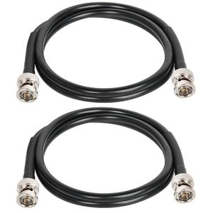 XRDS -RF 12G SDI Cable 3FT 2PCS, SDI Video Cables 3G/6G/12G 75ohm BNC Male Cable Supports HD-SDI/3G/6G-SDI/4K/8K for Video Security Camera SDI Converter