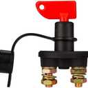 12V 24V 200A Car Auto Battery Switches Isolator Disconnect Cut Off Power Kill Switch Master Power Cut Out/Off Kill Switches for Marine Car Boat RV ATV Vehicles