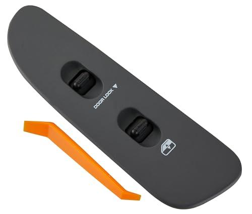 ZAPOSTS Passengers Side Power Window Switch Fits for 2002-2010 Dodge Ram 1500 2500 3500, 2001-2004 Dodge Dakota,Right Door Lock Glass Button Switch.OEM 56007695AB.Gray Panel