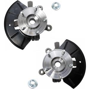 TRQ Front Wheel Bearing & Hub Assembly with Knuckle Pair for Tribute Escape New