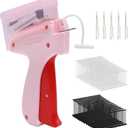 Quick Clothing Fixer with Storage Box, Speedy Tagging Gun for Clothes, Handheld Tag Attacher Gun with 5 Needles, 1000 Black & 1000 White Fastener, Retail Hang Garment Label