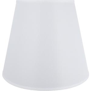 Aspen Creative 32802 Transitional Hardback Empire Shape Spider Construction Lamp Shade in White, 18" wide (11" x 18" x 15")