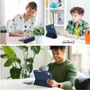 ProCase for iPad mini 7 A17 Pro 2024/iPad Mini 6 2021 8.3 Inch iPad mini 7th/6th Gen Case with Pencil Holder, Trifold Stand Smart Folio with Soft TPU Back Cover for iPad mini 8.3" 7th/6th -Darkblue