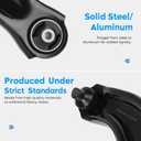 2PCS Front Lower Control Arm w/Ball Joint for Nissan Sentra 2007-2012 - Driver & Passenger Side Suspension Kit K620373 K620374