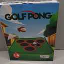 Golf Pong Game Set, Jumbo Backyard Lawn Game, Portable Indoor-Outdoor Chipping Golf Gift for Men, Women & Family