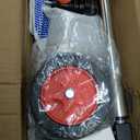 Electric Weed Wacker Cordless Eater,21V No String Trimmer Battery Powered,3-in-1 Grass Trimmer/Lawn Edger/Brush Cutter with Metal Blades&Wheels,Stringless Weed Trimmer battery operated for Garden&Yard
