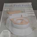 Real Feel 2-in-1 Potty with Wipes Storage, Flushing Sounds & Disposable Liners - Realistic Toilet - Easy to Clean & Assemble - Jool Baby (Pink)