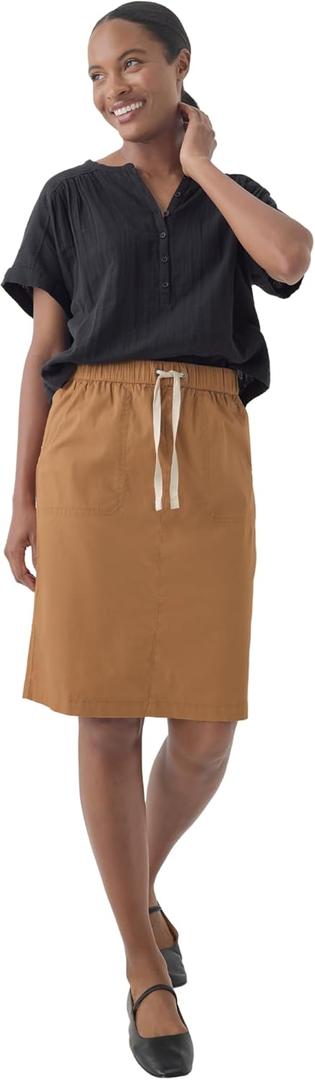 Pact Organic Cotton Women's Twill Skirt (S)