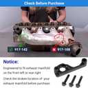 917-142 Exhaust Manifold Repair Clamp for Chevrolet Avalanche Express Silverado, for Suburban Tahoe 1500 2500 3500 4500, for Cadillac GMC Savana Sierra, for Workhorse Fastrack # 11518860 917142