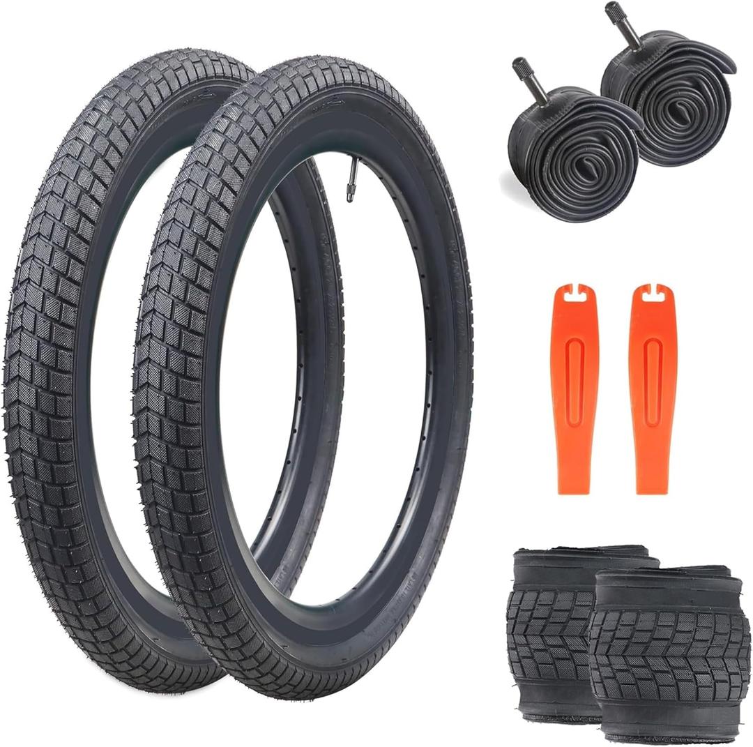 ZUKKA 20 x 2.125 Bike Tire 20 Inch Tires Kids Bike Tire Folding Replacement Tire for Kids Bike MTB Mountain Bike