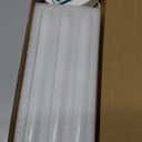 Homemory Rechargeable Flameless Taper Candles, Real Waxy LED Candlesticks Flickering, Battery Operated Candles with Remote Timer, 9.6 Inches for Home Wedding Christmas Decor, 6 Pcs, White