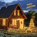JMEXSUSS 168FT 600 LED String Lights for Outside Clear Wire, Warm White Christmas Lights Outdoor Waterproof, Tree Lights Outdoor Plug in for Patio Wedding Party Holiday Christmas Bedroom Pergola Decor