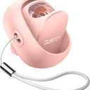 SURITCH Case for Loop Earplugs, Portable Storage Container for Earplugs & Accessories, Pink