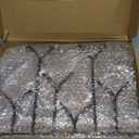 ALLCENER Countertop Bottle Rack, Tabletop Wood Bottle Holder, Hold 6 Bottles, Perfect for Home Decor & Kitchen Storage Rack, Bar, Cellar, Cabinet, Pantry, etc, Wood & Metal (Bronze)