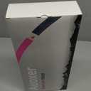 Auoxer Fitness Exercise Weighted Hoops, Lose Weight Fast by Fun Way to Workout, Fat Burning Healthy Model Sports Life, Detachable and Size Adjustable Design (Fuchsia)