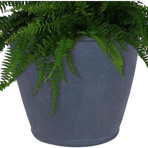  Anjelica 24'' Large Plastic Planter Pot for Plants, Slate
19-Gallon Capacity, Large Plastic Planter for Outdoors, Drillable Drainage Hole, Double-Walled Polyresin Tree Pot for Porch